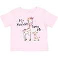 thumbnail image 3 of Inktastic My Grandma Loves Me Giraffe Boys or Girls Toddler T-Shirt, 3 of 5