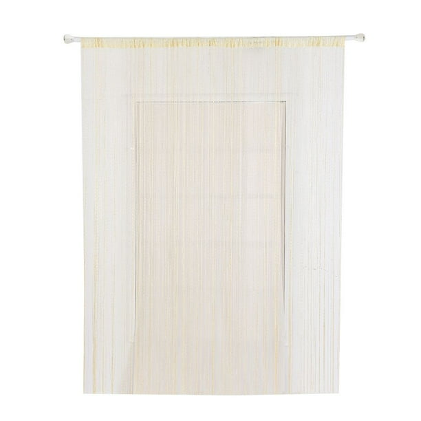 Puerta ventana cuerda sólida cortina tira borla cortina divisor pura decoración del hogar cenefa 200 cm x 100 cm kenally JJ18480-05