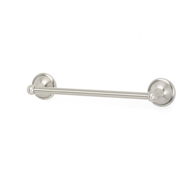 Yale 12" Wall Mounted Towel Bar, Satin Nickel