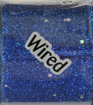 Offray Ribbon, Royal Blue 2 1/2 inch Wired Sheer Ribbon, 15 feet