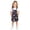 K11 Dark Blue, variant on Child Kids Girls Suspenders Dress Square Neck Sleeveless Independence Day Printed Summer Comfortnable Dresses Red Size 4-5 Years