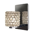 thumbnail image 2 of WAC Lighting Mini Haven LED Wall Sconce with White Diamond Crystal in Chrome, 2 of 2