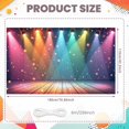 thumbnail image 2 of Colorful Lights Stage Lighting Banner Starry Design Concert Display Multicolor Beams Sparkling Effect Party Backdrop for Stage Performance Concert Event Music Festival, 2 of 8