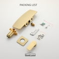 thumbnail image 7 of Boyel Living Brushed Gold Waterfall Bathroom Faucet 1- Handle Wall Mount Sink Faucet Modern Bathtub Mixer Tap Solid Brass, 7 of 7