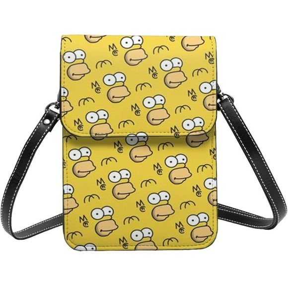 Simpsons Sac Bandoulière pour Téléphone Cellulaire, Sac à Main pour Voyage, Sports de Plein Air, Camping, Randonnée, Sacs d'Épaule