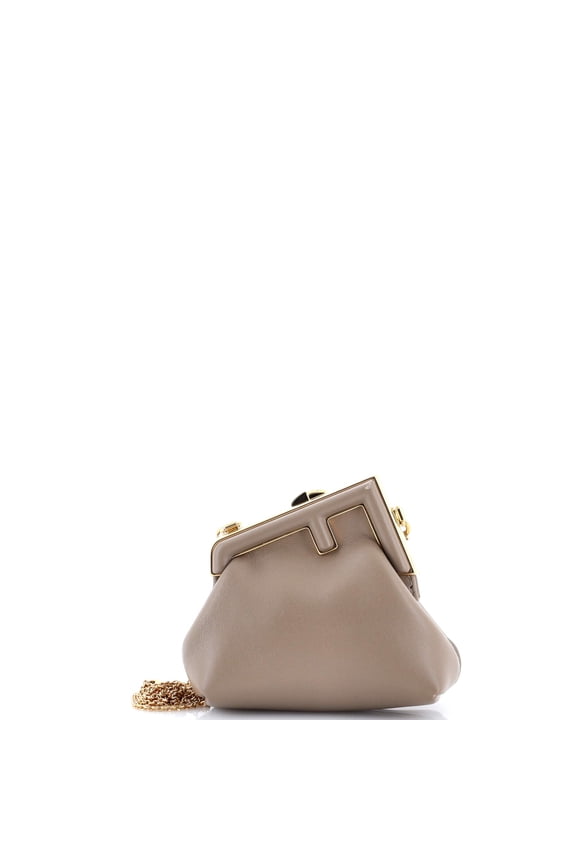 Pre-Owned First Charm Crossbody Bag Leather Nano By Rebag