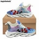 thumbnail image 1 of Zapatillas Doginthehole Fashion n Rose Print para mujer, cómodas, transpirables, informales, planas, con cordones, para correr al aire libre, de verano, 1 of 6