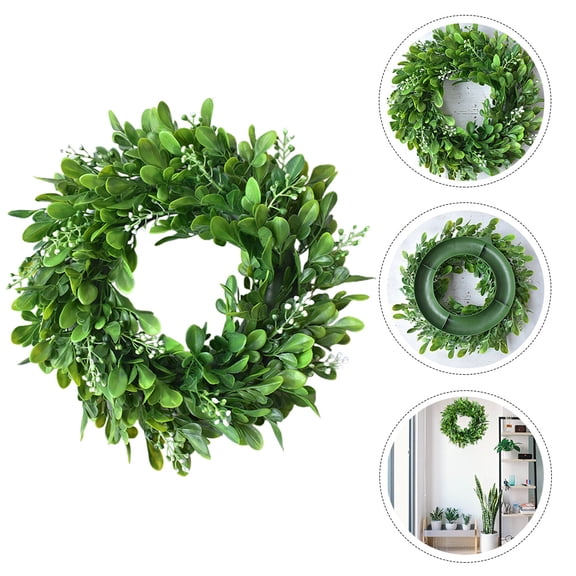 TEHAUX Eucalyptus Wreath Green 1Pc 12In