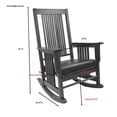 thumbnail image 6 of Carolina Classics Montego Mission Rocker in Chestnut, 6 of 9