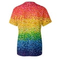 thumbnail image 6 of Womens T Shirts Summer Loose Short Sleeve Gradient Print Tops Spring 2026 Crew Neck Casual Basic Tees, 6 of 6