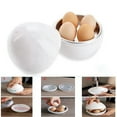 thumbnail image 3 of 4X Egg Pod - Microwave Egg Boiler Cooker Egg Steamer Perfectly  Eggs and Detaches the Shell, 3 of 7