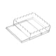 thumbnail image 4 of Bandeja festoneada de acrílico transparente, elegante bandeja festoneada para baratijas, bandejas de servicio de acrílico L, 4 of 9