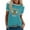 Multicolor, variant on Njagoc3 2025 Summer New Arrival Womens Stylish Bumblebee Print Short Sleeve Crewneck Casual T-Shirt - Comfortable Loose Fit & Trendy Design
