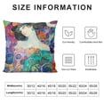 thumbnail image 5 of BANET Portrait Art Decorative Cushion Covers Soft Velvet Square Pillow Cases for Sofa Bed 12x12in, 5 of 5