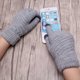 thumbnail image 4 of 1 par de guantes de invierno de punto con pantalla táctil, cálidos, térmicos, suaves, elásticos, antideslizantes, para hombre y mujer, unisex, gruesos y antideslizantes., 4 of 7