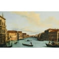 thumbnail image 3 of Giuseppe Bernardino Bison 14x11 Black Modern Framed Museum Art Print Titled - Venice Canal Grande, 3 of 5