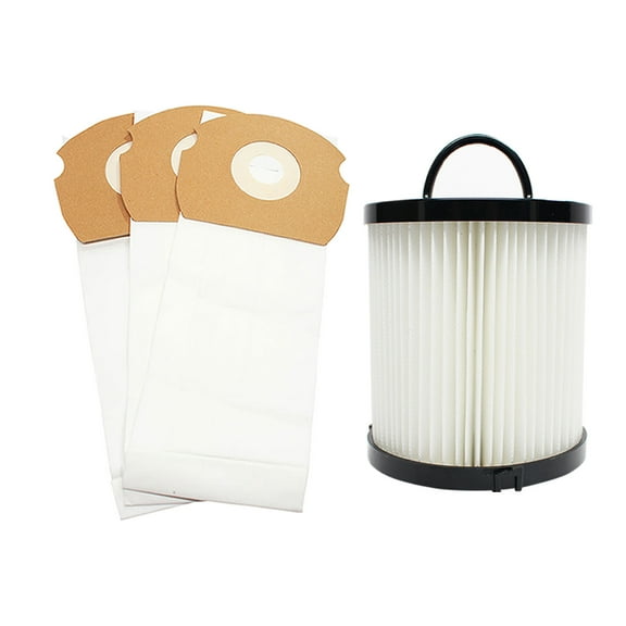 3 Replacement Eureka AirSpeed AS1050 Vacuum Bags & 1 Dust Cup Filter - Compatible Eureka AS Vacuum Bag & DCF-21 Filter
