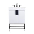 thumbnail image 3 of 24 inch Single bathroom vanity in white, 3 of 8