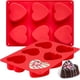 thumbnail image 1 of Paquete de 2 moldes de chocolate en forma de corazón para el día de San Valentín, mini moldes de silicona para panecillos de 6 cavidades, para hornear brownie, tarta de queso, magdalenas, 1 of 3
