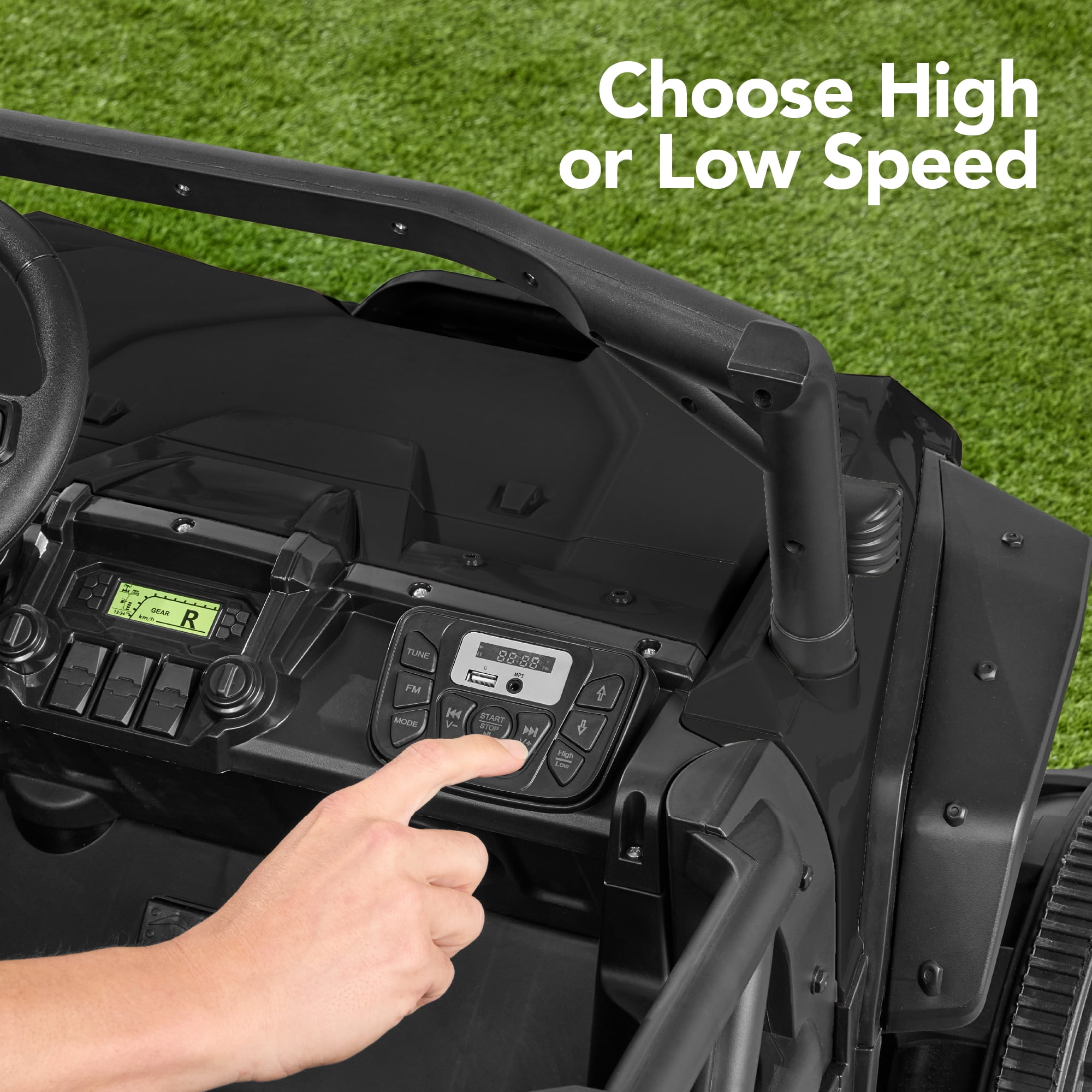 Best Choice Products Kids 24V Electric Ride-On UTV, Officially Licensed Honda Talon w/ Remote, LED Lights - Black