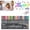 B, variant on 12 Color Paint Brush Set Double Line Outliner Markers Coloring Lightstick Pens Acrylic Markers Brush Doodle Outline Pens Art Greeting Card Stocking Stuffers2Ml