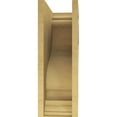 thumbnail image 4 of 7"W x 14"D x 21"H Classic Scroll Rough Cedar Woodgrain TimberThane Corbel, Primed Tan, 4 of 6