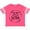 Football Pink and White, variant on Inktastic I'm the Little Sister Girls Toddler T-Shirt