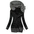thumbnail image 1 of Puntoco Mujer Moda Chaqueta Sólida Cremallera Bolsillo Sudadera Manga Larga Abrigo Puntoco Puntoco-1431, 1 of 2