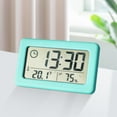 thumbnail image 2 of Lksixu Digital Clock With LCD Display Thermometers Hygrometer Digital Temperature Humidity Monitor With Smart Clock Electronic Clock Electronics for Home Office School, 2 of 7