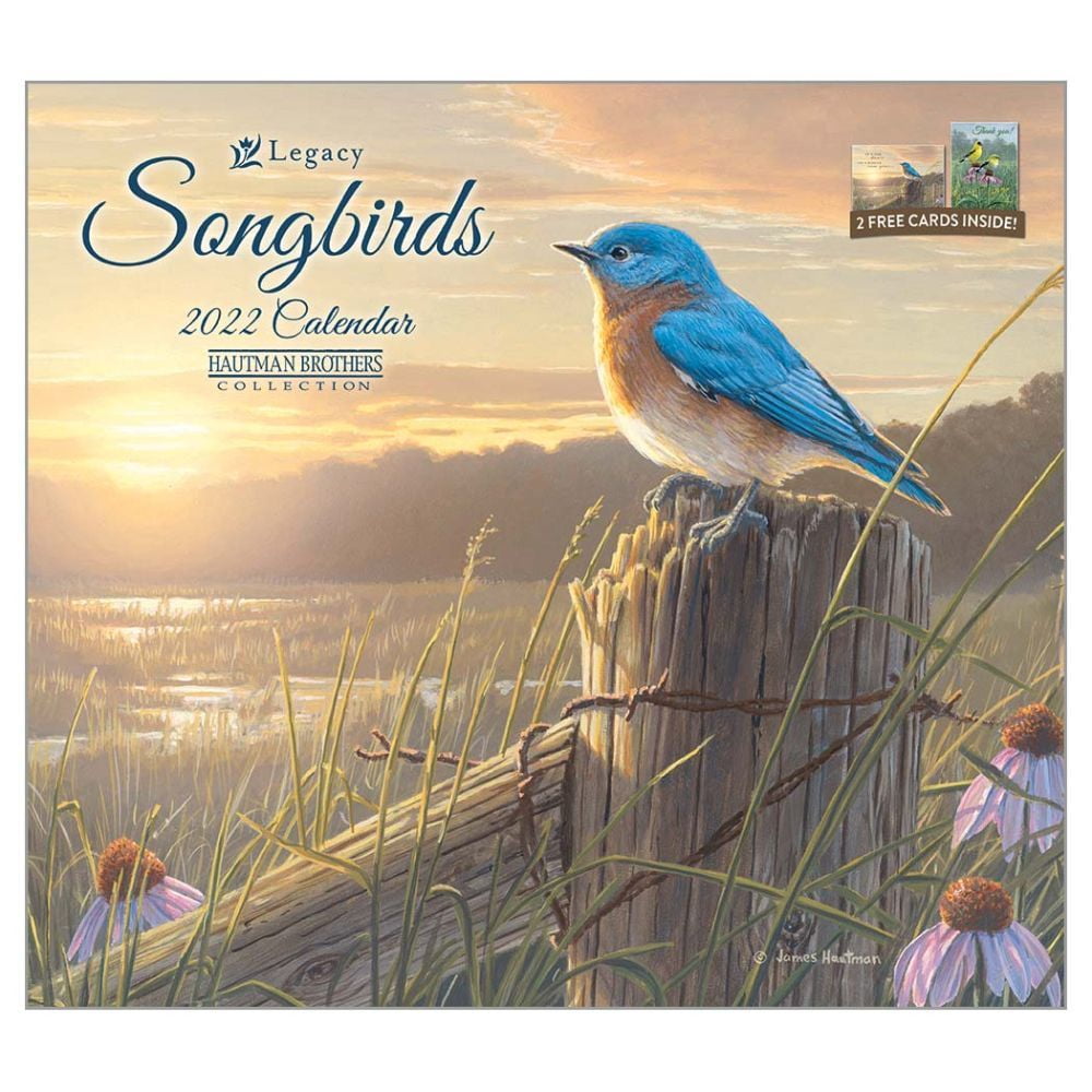 Songbirds Hautman 2022 Wall Calendar