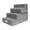 Gray, variant on 4 Tiers Dog Stairs Pet Ramp Ladder Puppy Detachable Cover Slope Non Slip Bottom Light Grey