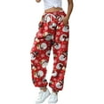 thumbnail image 5 of Musuos Christmas Sweatpants for Women Lounge Joggers Fleece Pants with Pockets Warm Pjs Pant, 5 of 7
