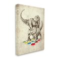 thumbnail image 3 of Stupell Industries Humorous Dinosaurs Playing Quirky Game Vintage Effect Canvas Wall Art, 24 x 30, Design by Arrolynn Weiderhold, 3 of 5