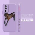 thumbnail image 3 of Case For Redmi K60E K50 K40S K40 K30 K20 10C 9 8A 8 10 Pro 4G 5G Colour Simple Liquid silicone Case Galloping Horses, 3 of 5