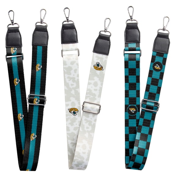 Jacksonville Jaguars 3-Pack Bag Strap Set