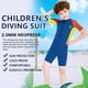 thumbnail image 5 of Greeniant Trajes de neopreno para niños, traje de buceo ultrafino de secado rápido, pantalones de manga corta, traje de baño para jóvenes, buceo, Deportes acuáticos naranja M Greeniant OD003672-07, 5 of 6