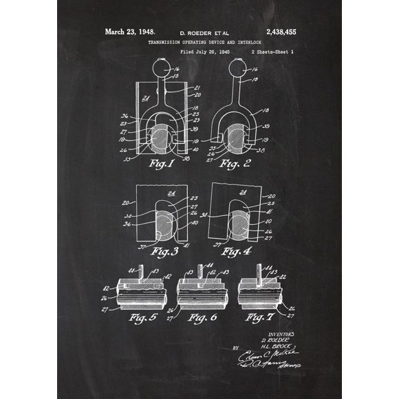 Engine Motor Mechanic Blueprints Posters Picture Vintage Mechanical Enthusiast Wall Art Decor Home Decoration For Living Room50 x 70 cm (without frame),SKU-27