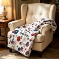 thumbnail image 6 of Tepsmf Patriotic Blanket, 4th of July Throw Blanket, American Flag Fleece Blanket, Small Blanket for Air Conditioned Room, Sofa, Travel, 6 of 6