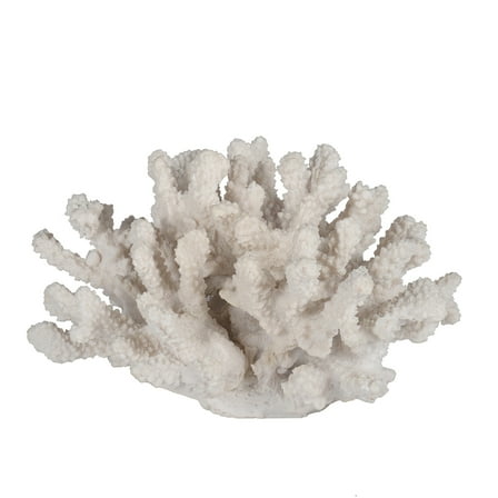 CC Home Furnishings Faux Rising Coral Sculpture - 8.25" - White