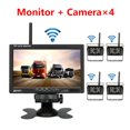 thumbnail image 2 of Wireless Truck Monitor 7" Rear View Camera Wifi 18 Infrared Lights Night Vision Reverse Backup Recorder For Bus Car RV Excavator ,Clear Night Vision, 2 of 7