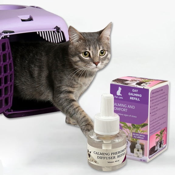 Cat Calming Refill With, Relaxation and Relaxation for Indoor Cats, Calm Aid for Scratching and Urine Marking, 1-Pack