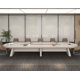 thumbnail image 5 of Painted Conference Table, Long Table, Modern and Minimalist Conference Room, Conference Table, Strip Negotiation Table and Chair My Lux Decor Round, 5 of 32