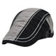 thumbnail image 2 of Sombrero retro de espiga para hombre, estilo campestre, plano, estilo baker boy, con visera Negro, 2 of 4