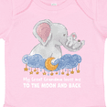 thumbnail image 4 of Inktastic My Great Grandma Loves Me to the Moon and Back Elephant Boys or Girls Baby Bodysuit, 4 of 5