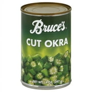 Bruce's Canned Cut Okra, Canned Vegetables, 14 oz