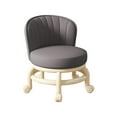 thumbnail image 2 of Taburete bajo con ruedas, taburete giratorio de 360 grados, taburete con ruedas, silla giratoria, taburete para lavandería, , ejercicios de Gris oscuro Soledad Asiento bajo con ruedas, 2 of 10