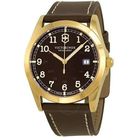 Swiss Army Victorinox Infantry Leather Mens Watch 241645