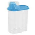 thumbnail image 1 of Sealed Jar with Lid Food Cereal Container Food Storage Dispenser Container PP Kitchen Rice Cereal Bean Preservation Box, 2.5L, Blue, 1 of 6