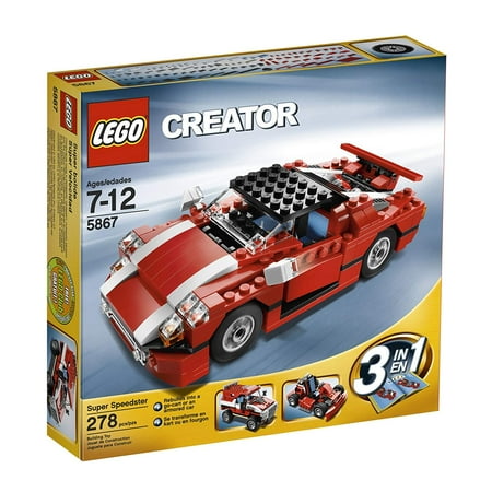 lego creator 3 in 1 red car