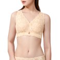 thumbnail image 1 of Women Lace Bra See through No Underwire Thin Plus Size Bras, 1 of 7